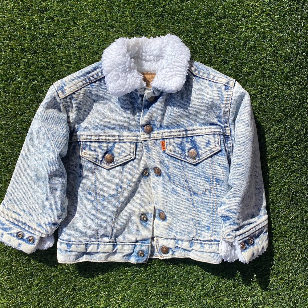 Kids Vintage Levi’s Sherpa Trucker